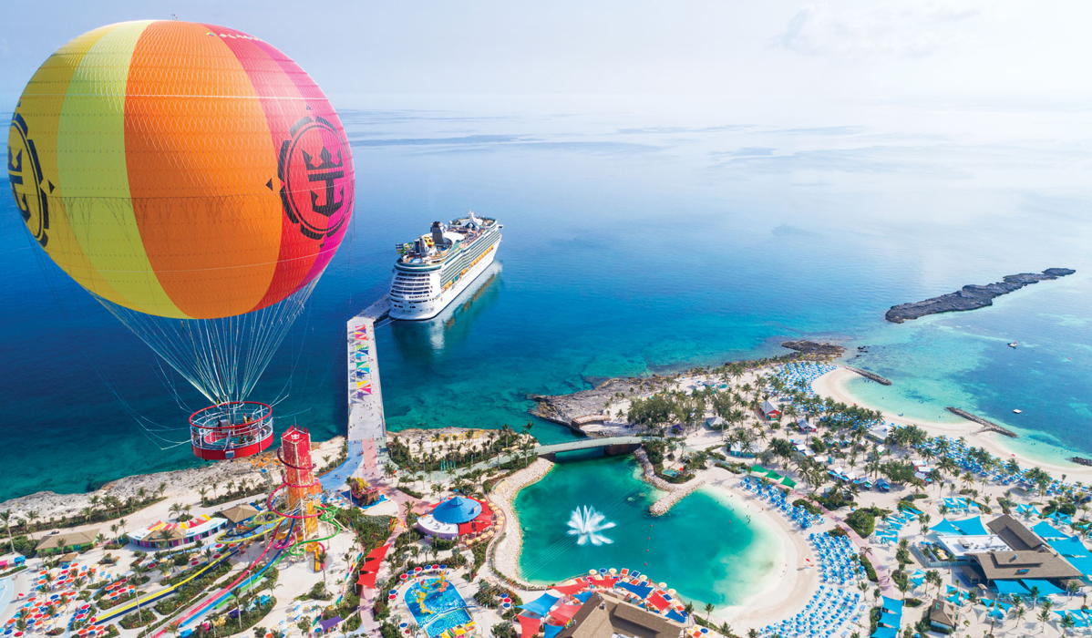 Perfect Day at CocoCay features a waterpark with 13 slides. (Royal Caribbean) 